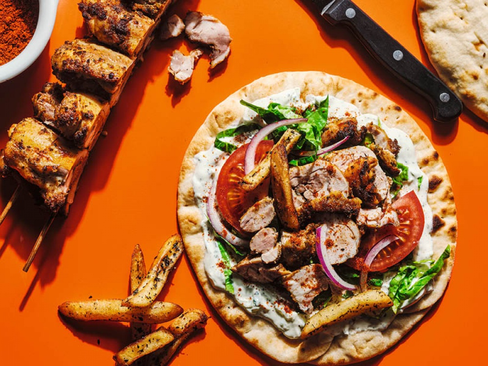 How to Make Chicken Gyros Living North